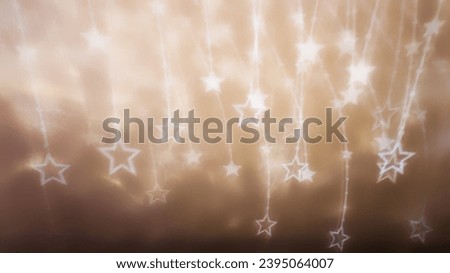 bright stars and shooting stars as a background