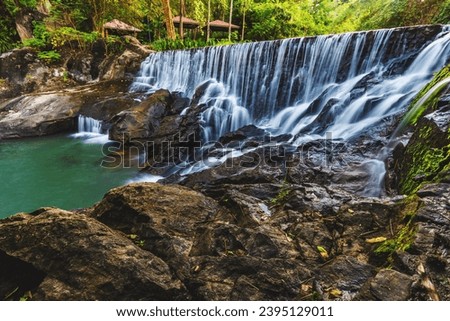 Ka Ang Water Fall small size waterfall ,Nakhon Nayok,Thailand Royalty-Free Stock Photo #2395129011