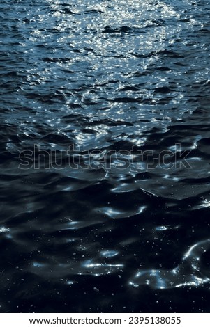 A close up picture of the waters in Ohrid Lake