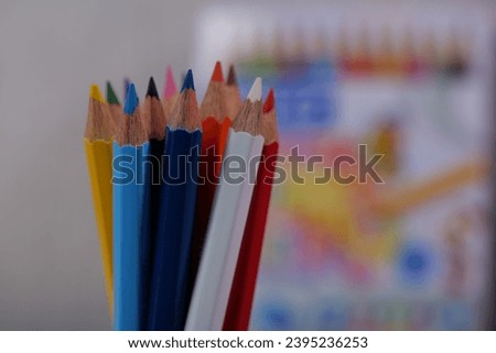 Colored Pencil Background Royalty-Free Stock Photo Colouring pencil