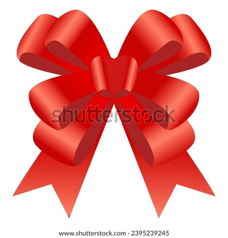 Ribbon Icons Web graphics Red gradient