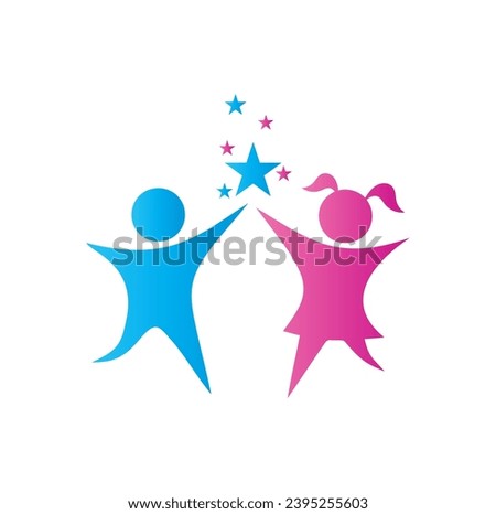 Family Logo People Human Figures Kid