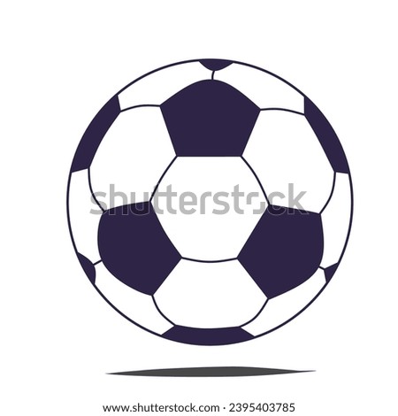 Soccer ball icon. Soccer ball isolated on white background. Logo Vector Illustration. Football sport symbol, Soccer championship goal Championship Sticker label label world football 2020