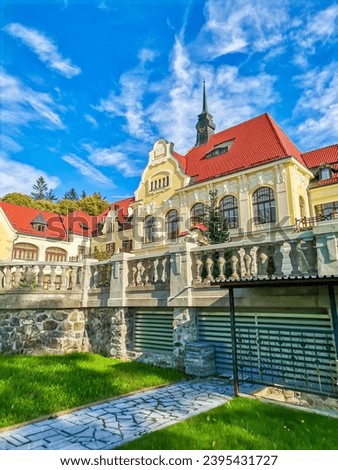 State Castle Kynzvart spa town Marianske Lazne, Marienbad - Czech Republic Royalty-Free Stock Photo #2395431727