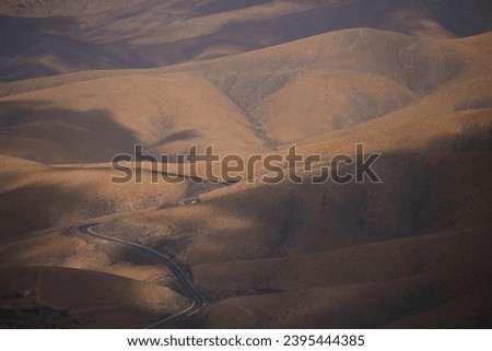 Hills of the interior of Fuerteventura