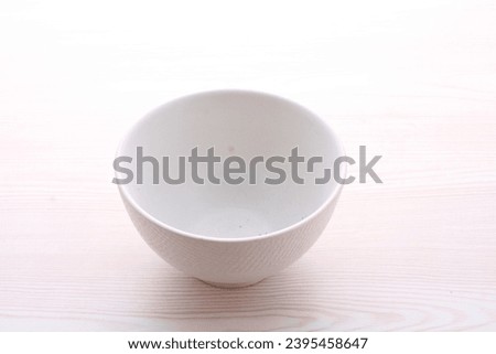 white ceramic cutlery on a bright background