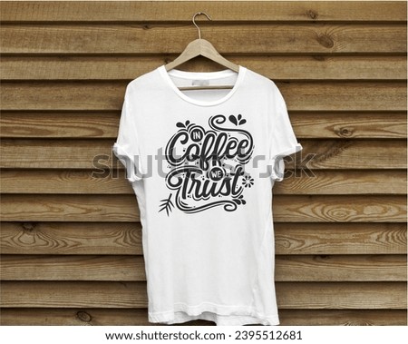 Coffee niche t shirt design vector art