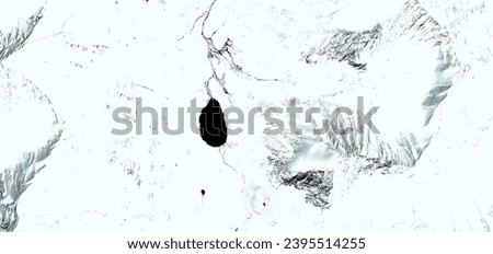 the black hole,  abstract photographs of the frozen regions of the earth from the air, abstract naturalism.