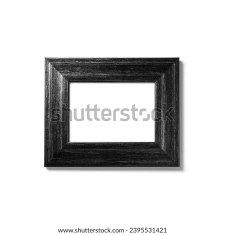 Isolated blank photo frame for your project design.