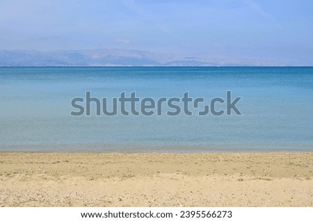 sea, sand, sky two shades of blue