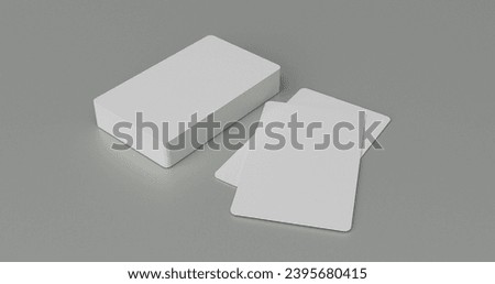 image of a business card for a simple mock up