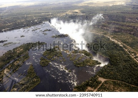 African landscapes in national parks (Zimbabwe, Botswana, Zambia, Namibia, South Africa) 
