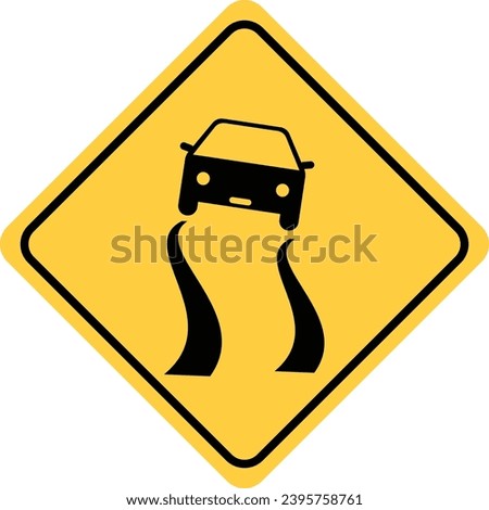 Traffic road sign symbol in vector format