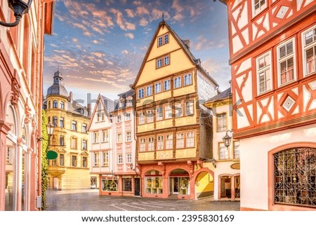 Historical city of Mainz, Germany