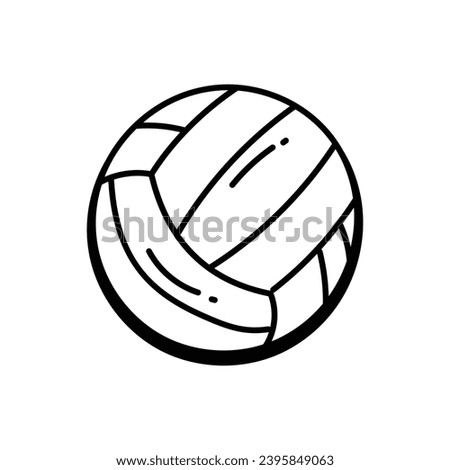 Beach Volleyball icon vector stock illustration