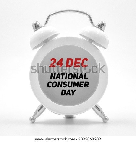 24 December national consumer day  Royalty-Free Stock Photo #2395868289