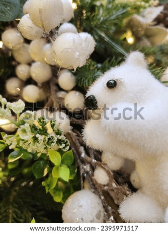 The picture shows the inspiration of the Christmas celebration atmosphere which is translated through abstract photography techniques mood, depth of field, closed up. Suitable for online and offline.