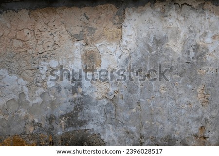 grey concrete surface outdoor plastered wall facade decrepit ancient old background wallpaper grunge 