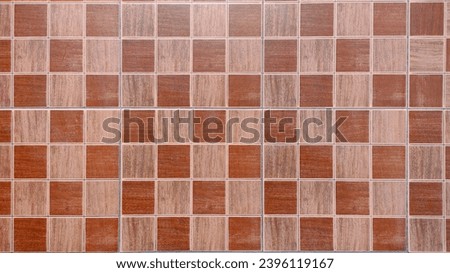Dark and light color square ceramic floor and wall tiles, abstract background
