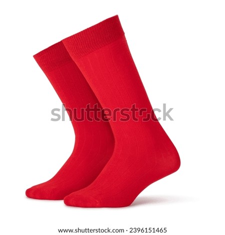 workwear cotton socks isolated on white. short socks for sports as mock up and label for advertising, logo, branding.