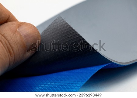 Rubber mixture shaped by calendered process...  Royalty-Free Stock Photo #2396193449