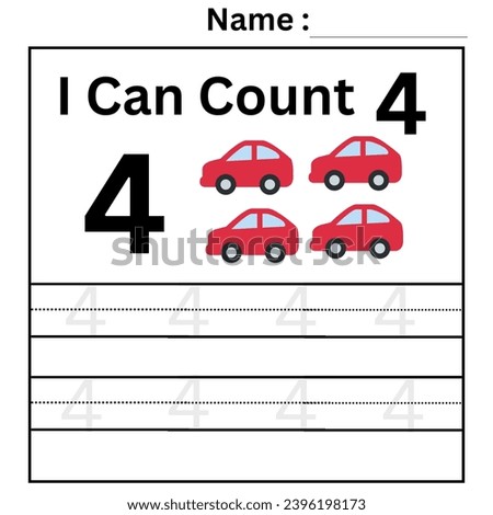 Counting worksheets are an effective tool for helping children to learn the basic concepts of numbers and counting,
