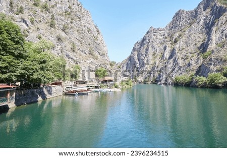 The scenic Matka Canyon to near Skopje, North Macedonia