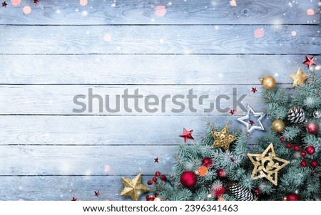 Christmas twigs, white wood Christmas background, Christmas Eve decoration, Christmas Eve concept design, wood background decorations 