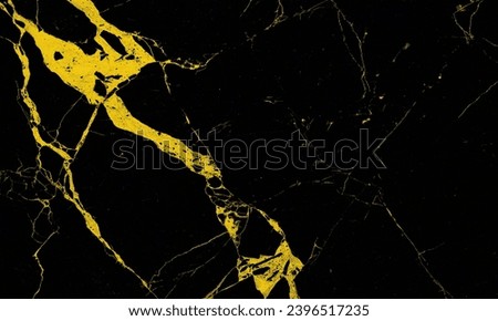 Luxury Black and Gold Marble texture background vector. Panoramic Marbling texture design for Banner, invitation, wallpaper, headers, website, print ads, packaging design template. Slab Tile