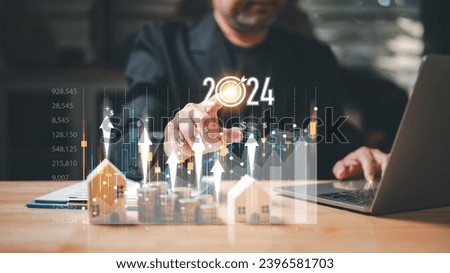Savvy investor meticulously real estate weighs interest rates, investment opportunities, and loan options, seeking to maximize their financial well-being. banking, buy, debt, money, mortgage, business
