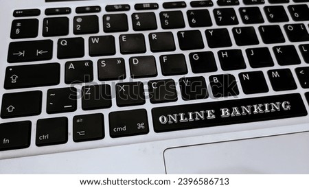SHOTLISTbanking Online In The Keyboard Of Laptop 