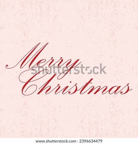 Merry Christmas vector text vintage card design. Creative typography for Holiday Greeting Gift Poster.