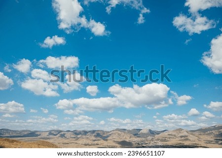 sun-scorched desert hills beautiful mountain landscape