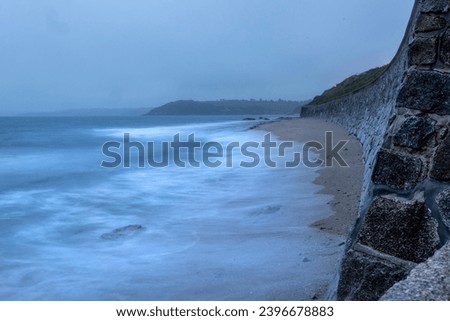 Long Exposure Photography in Falmouth Cornwall at Castle and Gyllyngvase Beach. 