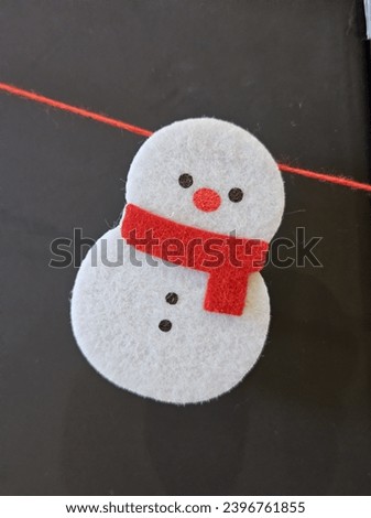 Snowman interior accessories for winter and Christmas