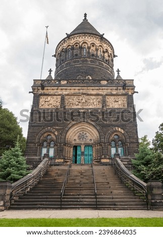 James A. Garfield Memorial, Historical landmark in Cleveland, Ohio Royalty-Free Stock Photo #2396864035
