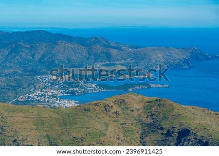 Aerial view of El Port in Spain.