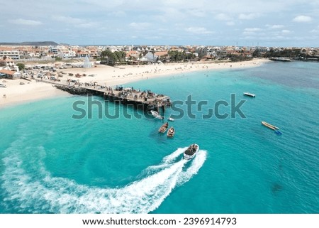 Cabo Verde Island Africa Sal nature ocean  Royalty-Free Stock Photo #2396914793