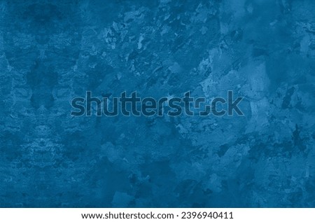 Navy Blue Beautiful Abstract Grunge Decorative textured rough Wall Background. Art Texture Banner With copy Space For Text