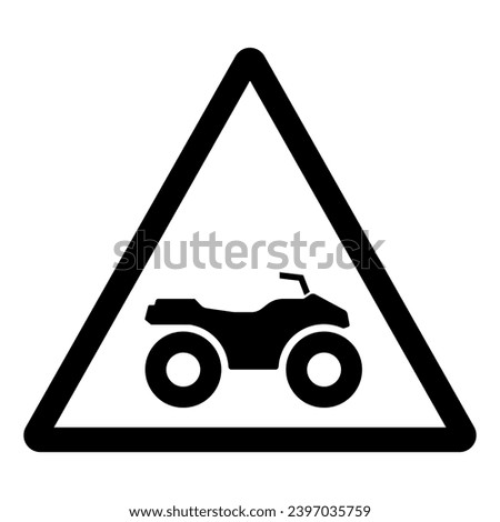 Atv Symbol Sign,Vector Illustration, Isolate On White Background Label. EPS10