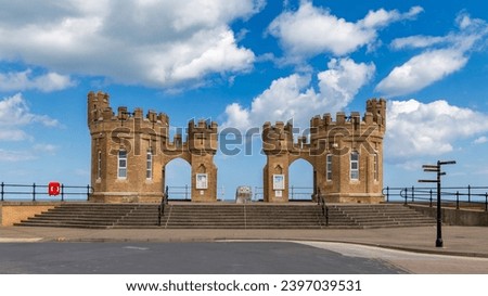 The Pier Towers in Withernsea, East Riding of Yorkshire, England, UK Royalty-Free Stock Photo #2397039531