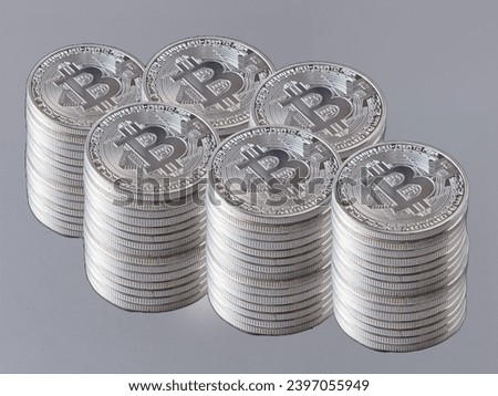 Bitcoin crypto currency vector image 