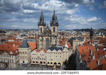 The Church of Our Lady before Týn in Prague Old Town