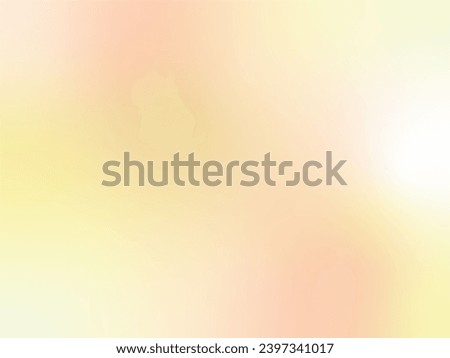 Pale vague fairy tale abstract background material_yellow orange color Royalty-Free Stock Photo #2397341017