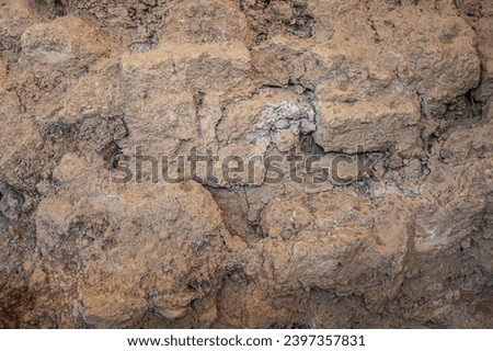 abstract background of ancient stone wall close up archeology concept Royalty-Free Stock Photo #2397357831