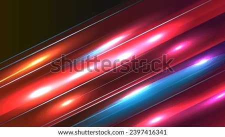 Red illuminated background wallpaper. Neon light effects style.