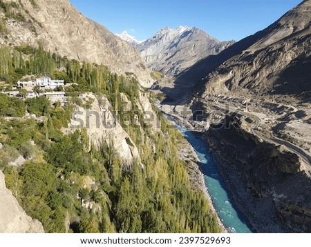This is a very beautiful view from Altit fort which is situated in Hunza Valley of Gilgit Baltistan,Pakistan.