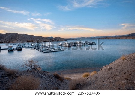 4K Image: Colorado River at Cottonwood Cove, Las Vegas Vicinity Royalty-Free Stock Photo #2397537409