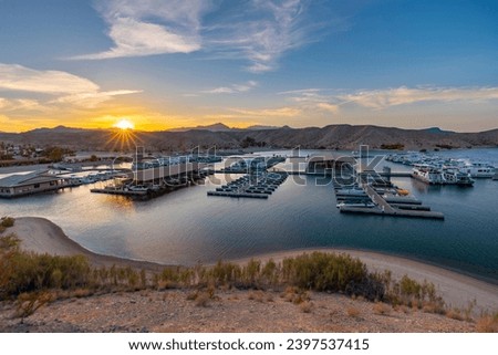 4K Image: Colorado River at Cottonwood Cove, Las Vegas Vicinity Royalty-Free Stock Photo #2397537415
