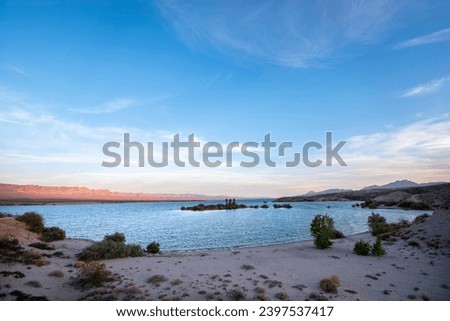 4K Image: Colorado River at Cottonwood Cove, Las Vegas Vicinity Royalty-Free Stock Photo #2397537417